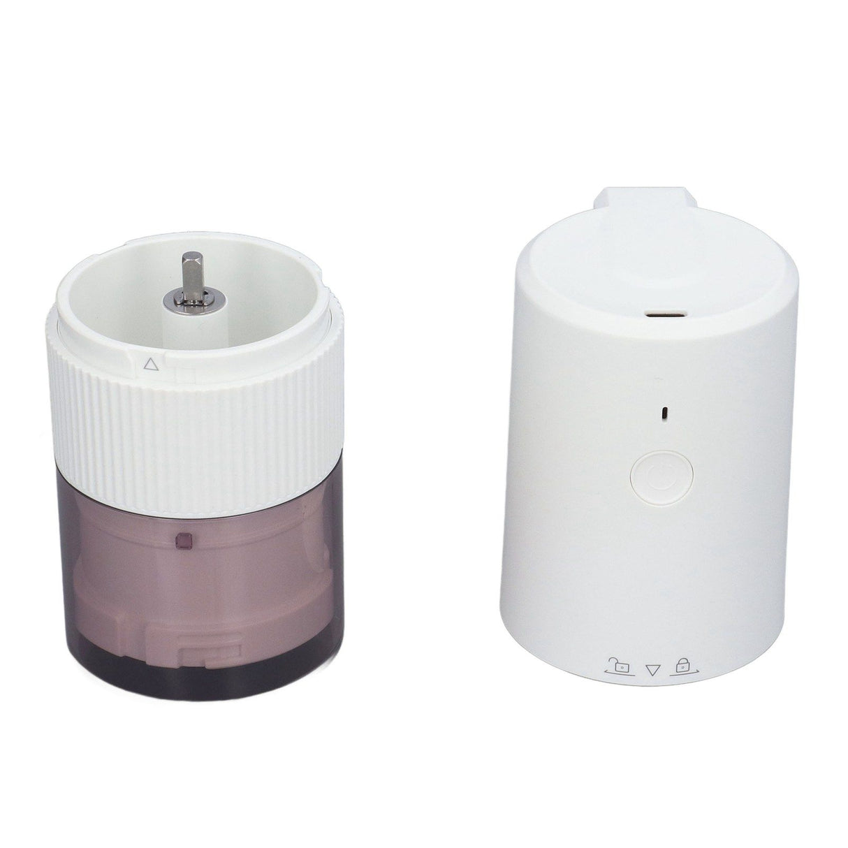 Electric Coffee Grinder Home Travel Portable USB Rechargeable Wireless Mini Electric Automatic Cone Coffee Grinder White