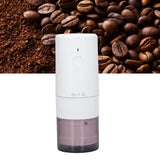 Electric Coffee Grinder Home Travel Portable USB Rechargeable Wireless Mini Electric Automatic Cone Coffee Grinder White