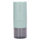 Electric Coffee Grinder Home Travel Portable USB Rechargeable Wireless Mini Electric Automatic Cone Coffee Grinder Green