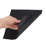 4Pcs Stove Burner Cover PTFE Coating Non Stick Gas Range Stove Top Protector Pad for Kitchen Cooking Black 27x27cm 0.1mm