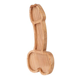 Aperitif Board Composite Wood Trumpet Shape Cooked Food Platter for Housewarming Gift Left