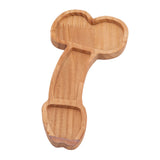 Aperitif Board Composite Wood Trumpet Shape Cooked Food Platter for Housewarming Gift Left