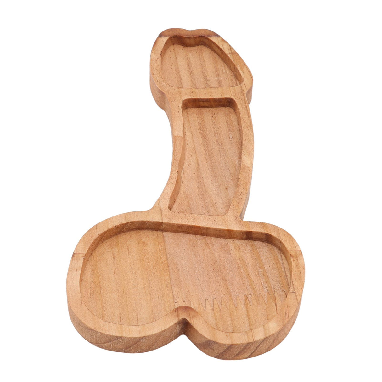 Aperitif Board Composite Wood Trumpet Shape Cooked Food Platter for Housewarming Gift Left
