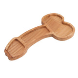 Aperitif Board Composite Wood Trumpet Shape Cooked Food Platter for Housewarming Gift Left - Low Angle