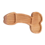 Aperitif Board Composite Wood Trumpet Shape Cooked Food Platter for Housewarming Gift Left