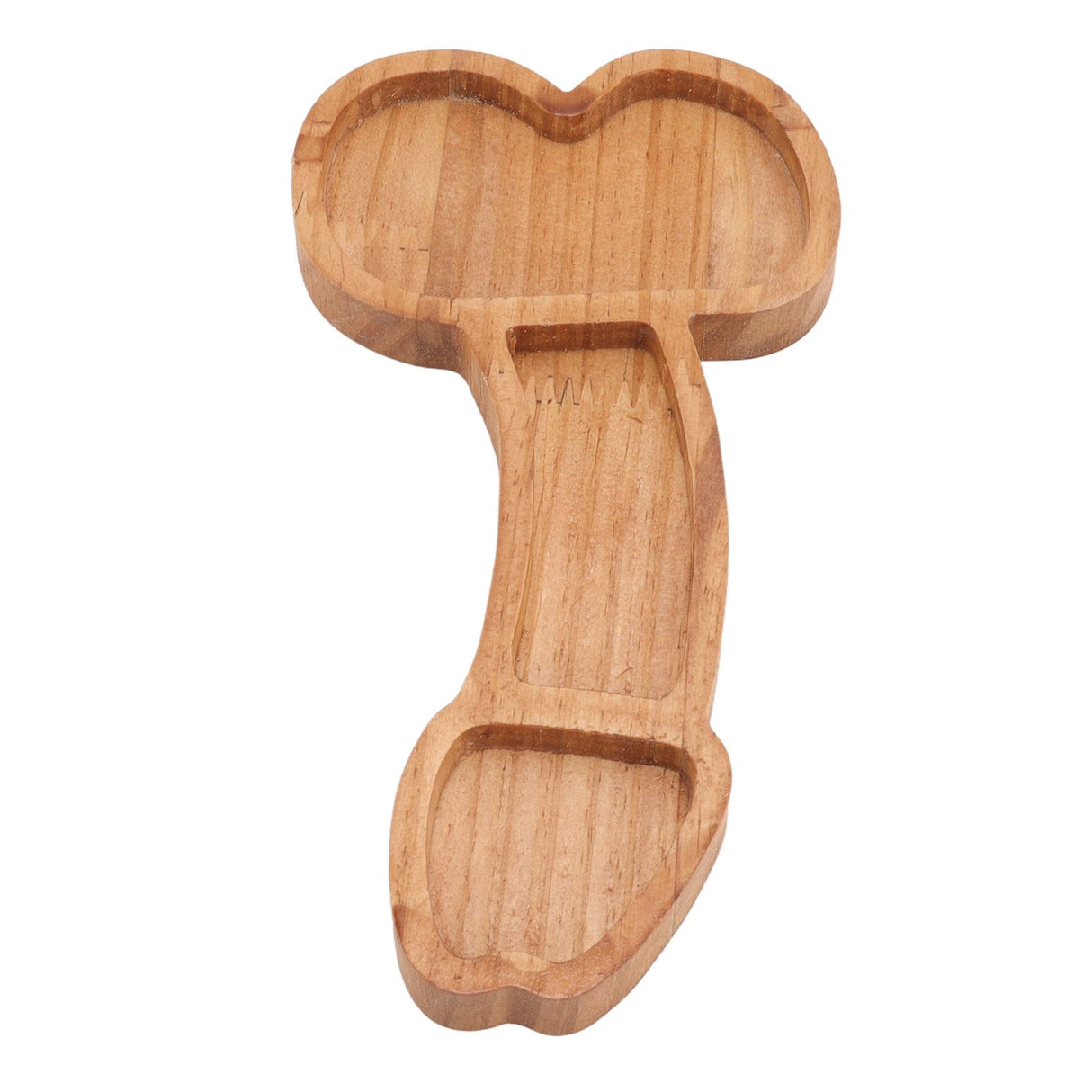 Aperitif Board Composite Wood Trumpet Shape Cooked Food Platter for Housewarming Gift Right