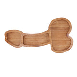 Aperitif Board Composite Wood Trumpet Shape Cooked Food Platter for Housewarming Gift Right