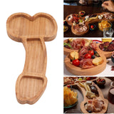 Aperitif Board Composite Wood Trumpet Shape Cooked Food Platter for Housewarming Gift Right