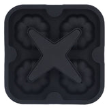 Pumpkin Ice Ball Mold 3D Pumpkin Shape Food Grade Silicone 4 Cells Easy Release Whiskey Ice Mold for Coffee Tea Cocktail Black