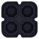 Pumpkin Ice Ball Mold 3D Pumpkin Shape Food Grade Silicone 4 Cells Easy Release Whiskey Ice Mold for Coffee Tea Cocktail Black - Extra Image