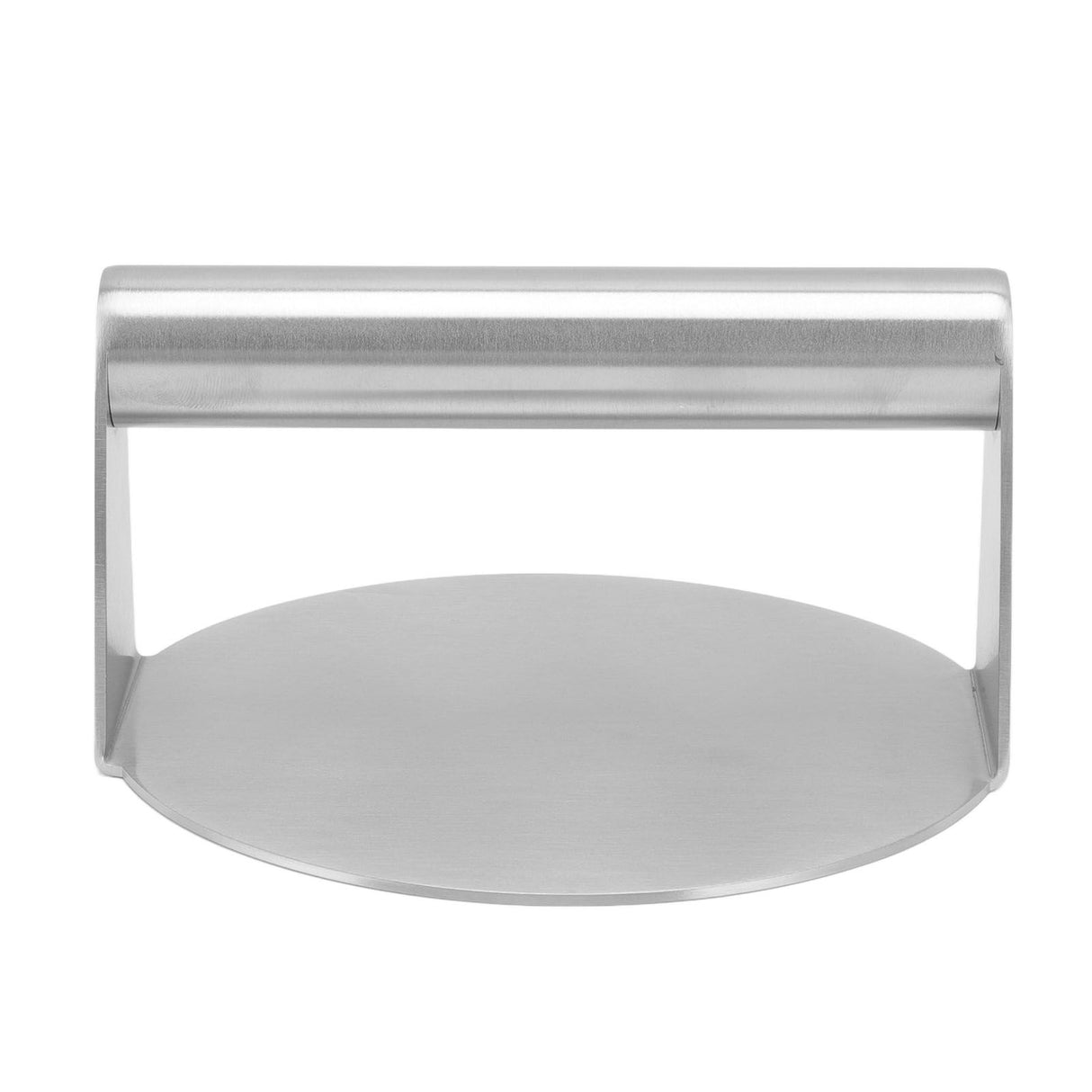 Meat Press Manual Stick Free Comfortable Handle 304 Stainless Steel Round Burger Press for Bacon Steak Grilling
