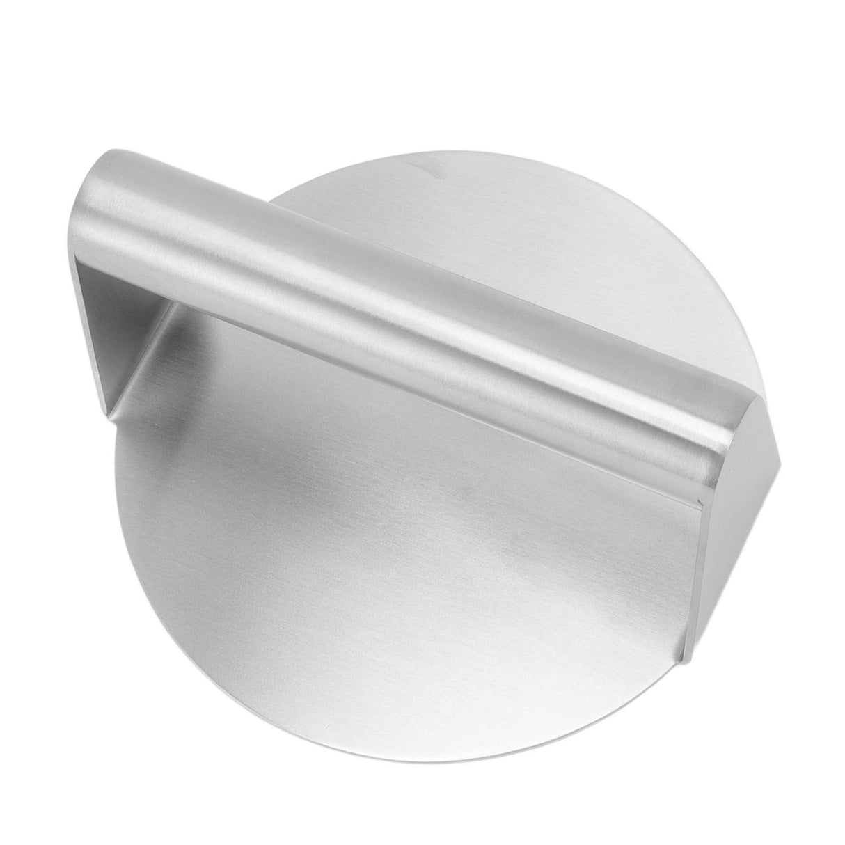 Meat Press Manual Stick Free Comfortable Handle 304 Stainless Steel Round Burger Press for Bacon Steak Grilling