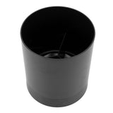 Utensil Holder 360 Degree Rotatable Simple Chopstick Basket Tableware Storage Container for Home Kitchen Black - Top-Down View