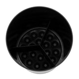 Utensil Holder 360 Degree Rotatable Simple Chopstick Basket Tableware Storage Container for Home Kitchen Black - Extra Image