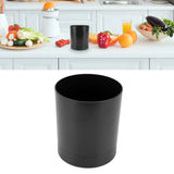 Utensil Holder 360 Degree Rotatable Simple Chopstick Basket Tableware Storage Container for Home Kitchen Black