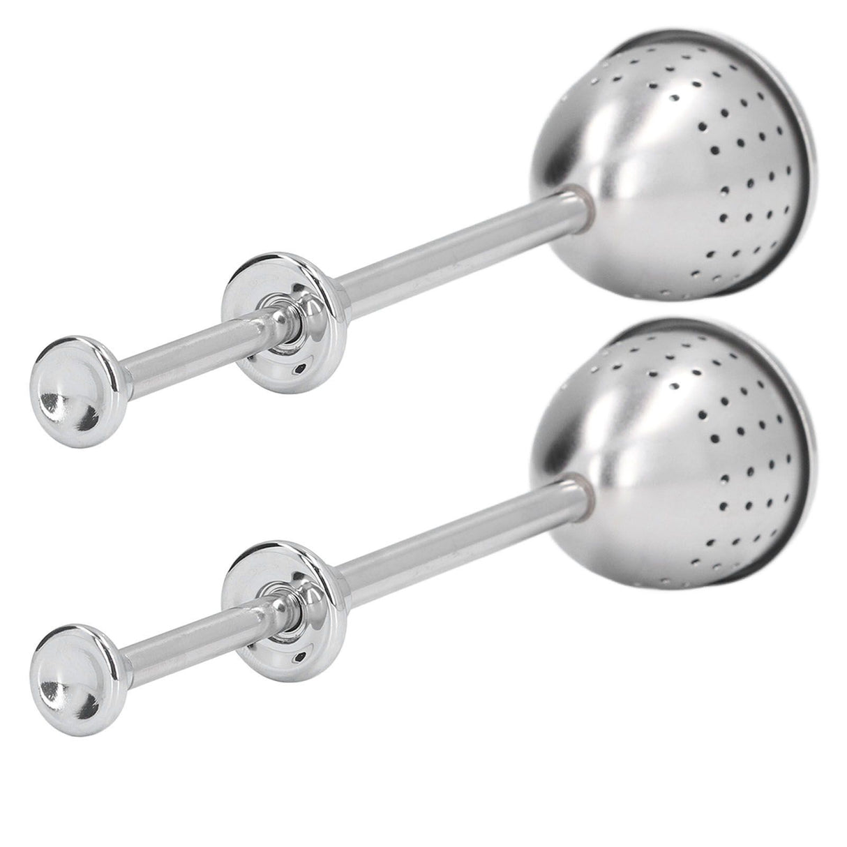 2Pcs Tea Strainer Long Handle Stainless Steel Infuser Filter Reusable Teapot Interval Diffuser