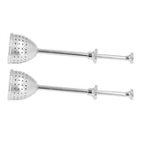 2Pcs Tea Strainer Long Handle Stainless Steel Infuser Filter Reusable Teapot Interval Diffuser - Low Angle