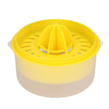 Lemon Squeezer 2 in 1 Juicer Juice Press Yolk Separator PP Hand Tool for Fruit Orange - Rear View