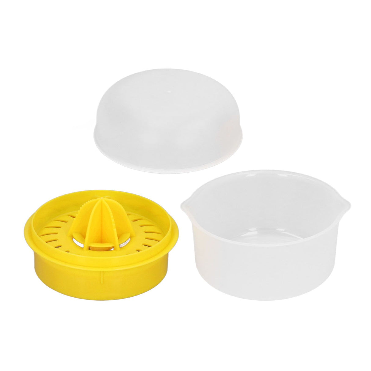 Lemon Squeezer 2 in 1 Juicer Juice Press Yolk Separator PP Hand Tool for Fruit Orange
