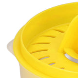 Lemon Squeezer 2 in 1 Juicer Juice Press Yolk Separator PP Hand Tool for Fruit Orange