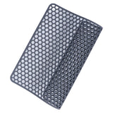 Sink Mat Silicone Durable Grid Design Anti Slip Sink Protection Pad for Kitchen Stainless Steel Ceramic Sinks