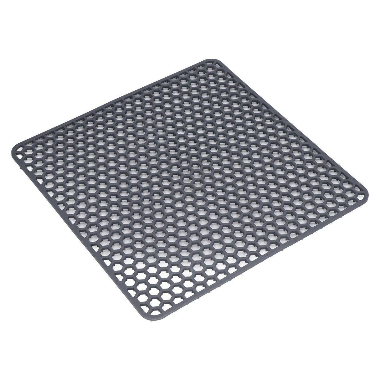 Sink Mat Silicone Durable Grid Design Anti Slip Sink Protection Pad for Kitchen Stainless Steel Ceramic Sinks