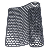 Sink Mat Silicone Durable Grid Design Anti Slip Sink Protection Pad for Kitchen Stainless Steel Ceramic Sinks - Rear View