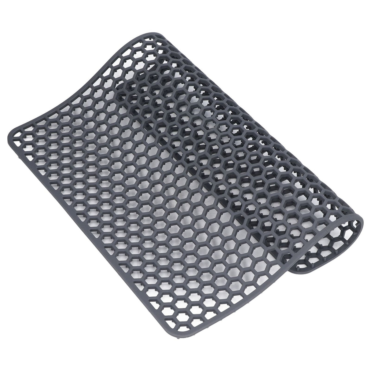 Sink Mat Silicone Durable Grid Design Anti Slip Sink Protection Pad for Kitchen Stainless Steel Ceramic Sinks