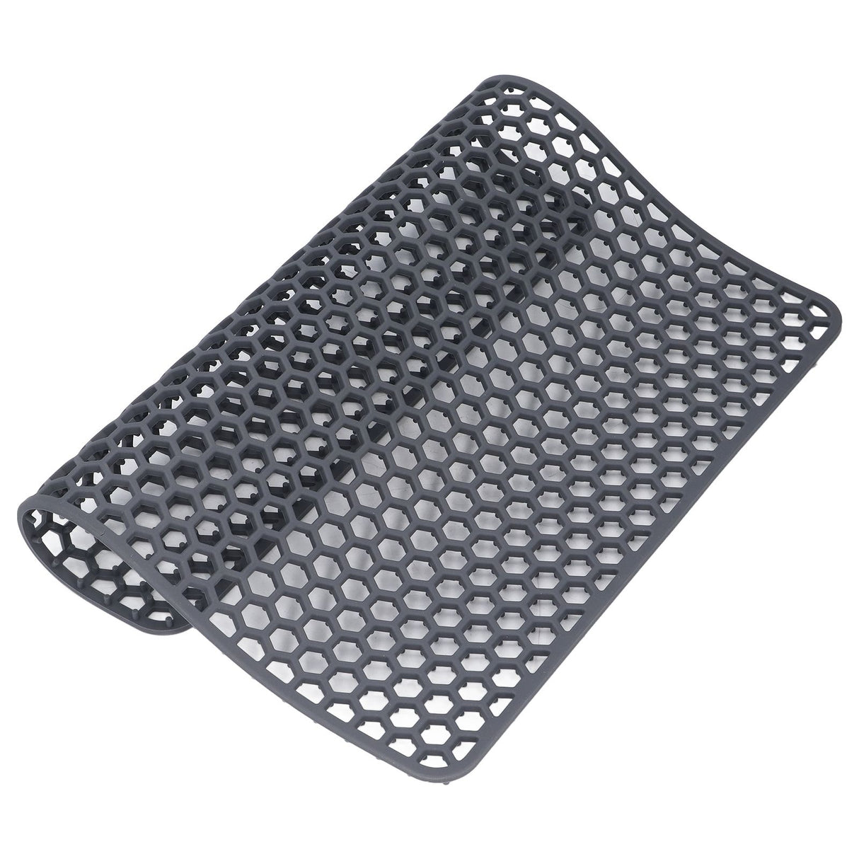 Sink Mat Silicone Durable Grid Design Anti Slip Sink Protection Pad for Kitchen Stainless Steel Ceramic Sinks