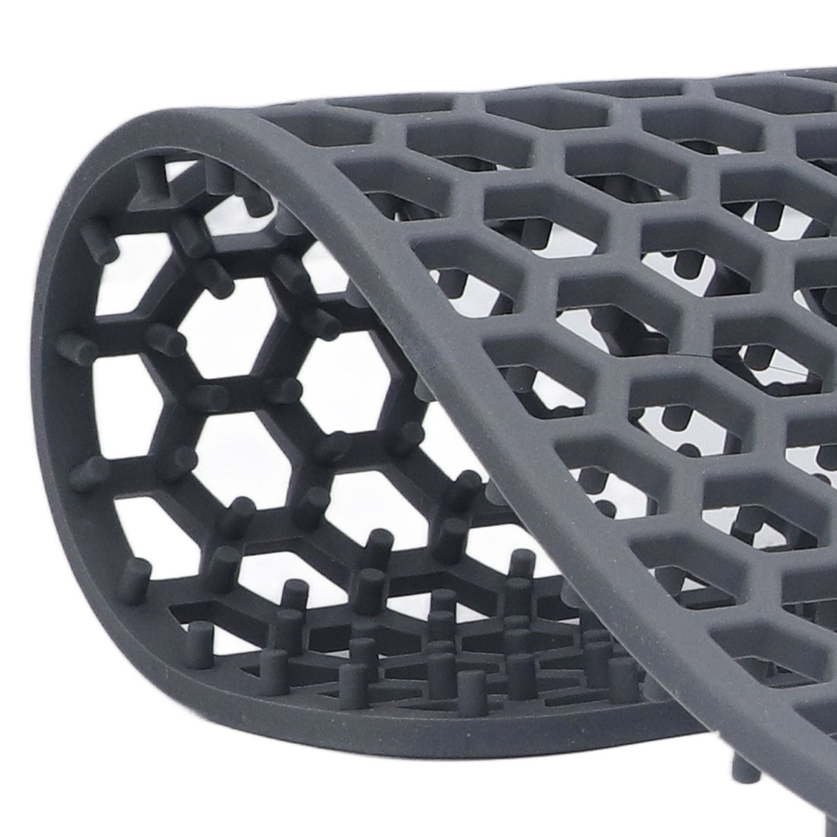 Sink Mat Silicone Durable Grid Design Anti Slip Sink Protection Pad for Kitchen Stainless Steel Ceramic Sinks