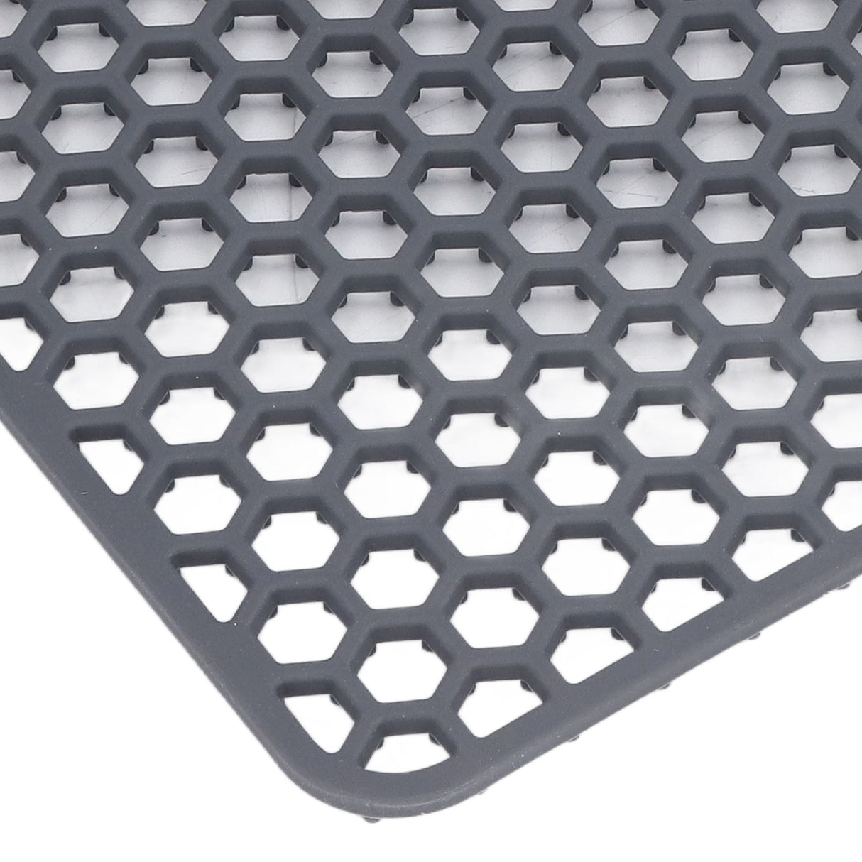 Sink Mat Silicone Durable Grid Design Anti Slip Sink Protection Pad for Kitchen Stainless Steel Ceramic Sinks