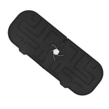 Faucet Handle Drip Catcher Tray Durable Silicone Sink Faucet Mat for Kitchen Bathroom Apartment Hotel Black