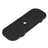 Faucet Handle Drip Catcher Tray Durable Silicone Sink Faucet Mat for Kitchen Bathroom Apartment Hotel Black - 45-Degree Angle