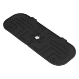 Faucet Handle Drip Catcher Tray Durable Silicone Sink Faucet Mat for Kitchen Bathroom Apartment Hotel Black