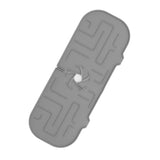 Faucet Handle Drip Catcher Tray Durable Silicone Sink Faucet Mat for Kitchen Bathroom Apartment Hotel Gray