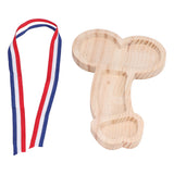 Cheese Plate Novelty 40cm Large Practical Beech Wood Picnic Board Food Platter for Gift Anniversary Party for Restaurant Left - Front View
