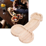 Cheese Plate Novelty 40cm Large Practical Beech Wood Picnic Board Food Platter for Gift Anniversary Party for Restaurant Left - Extra Image