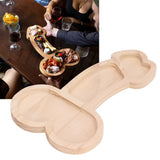 Cheese Plate Novelty 40cm Large Practical Beech Wood Picnic Board Food Platter for Gift Anniversary Party for Restaurant Right