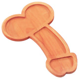 Aperitif Board 9.4in Eco Friendly Wood Nontoxic Odorless BPA Free Large Space Charcuterie Board for Aperitifs Cheese Right - 45-Degree Angle