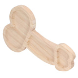 Novelty Aperitif Board 24cm 3 Part BPA Free Cheese Plate Beech Wood Practical Food Platter for Gift Housewarming Party Left