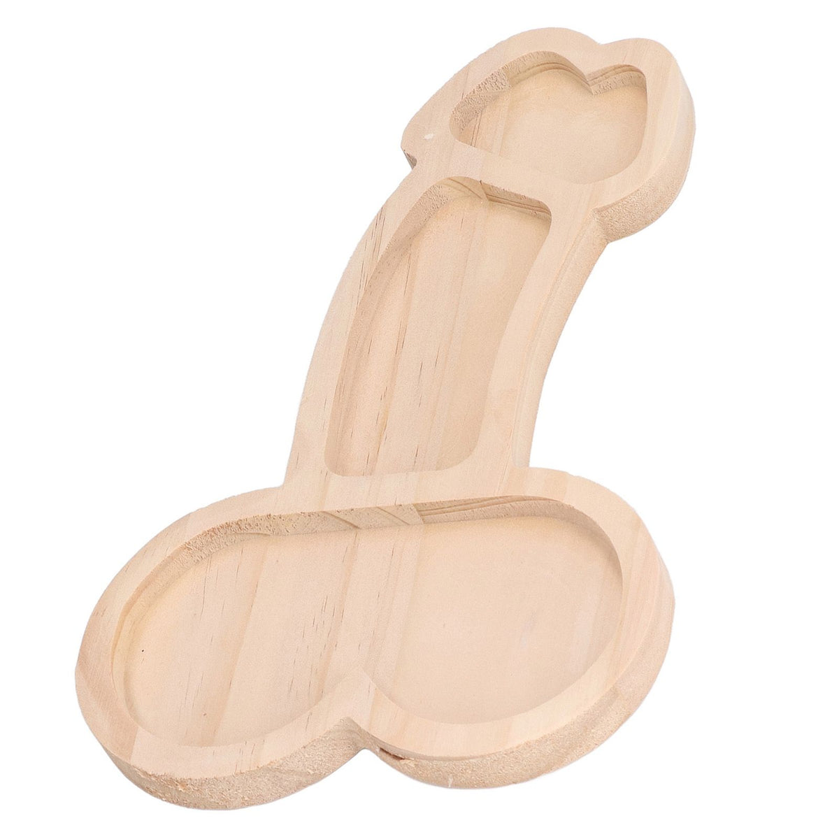 Novelty Aperitif Board 24cm 3 Part BPA Free Cheese Plate Beech Wood Practical Food Platter for Gift Housewarming Party Right