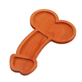 Aperitif Board 15.7in Eco Friendly Wood Nontoxic Odorless BPA Free Large Space Charcuterie Board for Steak Deli Cake Left