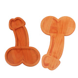 Aperitif Board 15.7in Eco Friendly Wood Nontoxic Odorless BPA Free Large Space Charcuterie Board for Steak Deli Cake Left