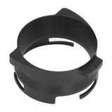 54mm Coffee Portafilter Dosing Funnel Aluminum Alloy Rotatable Dosing Funnel for Coffee Machine Black