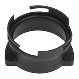 54mm Coffee Portafilter Dosing Funnel Aluminum Alloy Rotatable Dosing Funnel for Coffee Machine Black