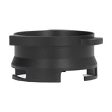 54mm Coffee Portafilter Dosing Funnel Aluminum Alloy Rotatable Dosing Funnel for Coffee Machine Black - Top-Down View