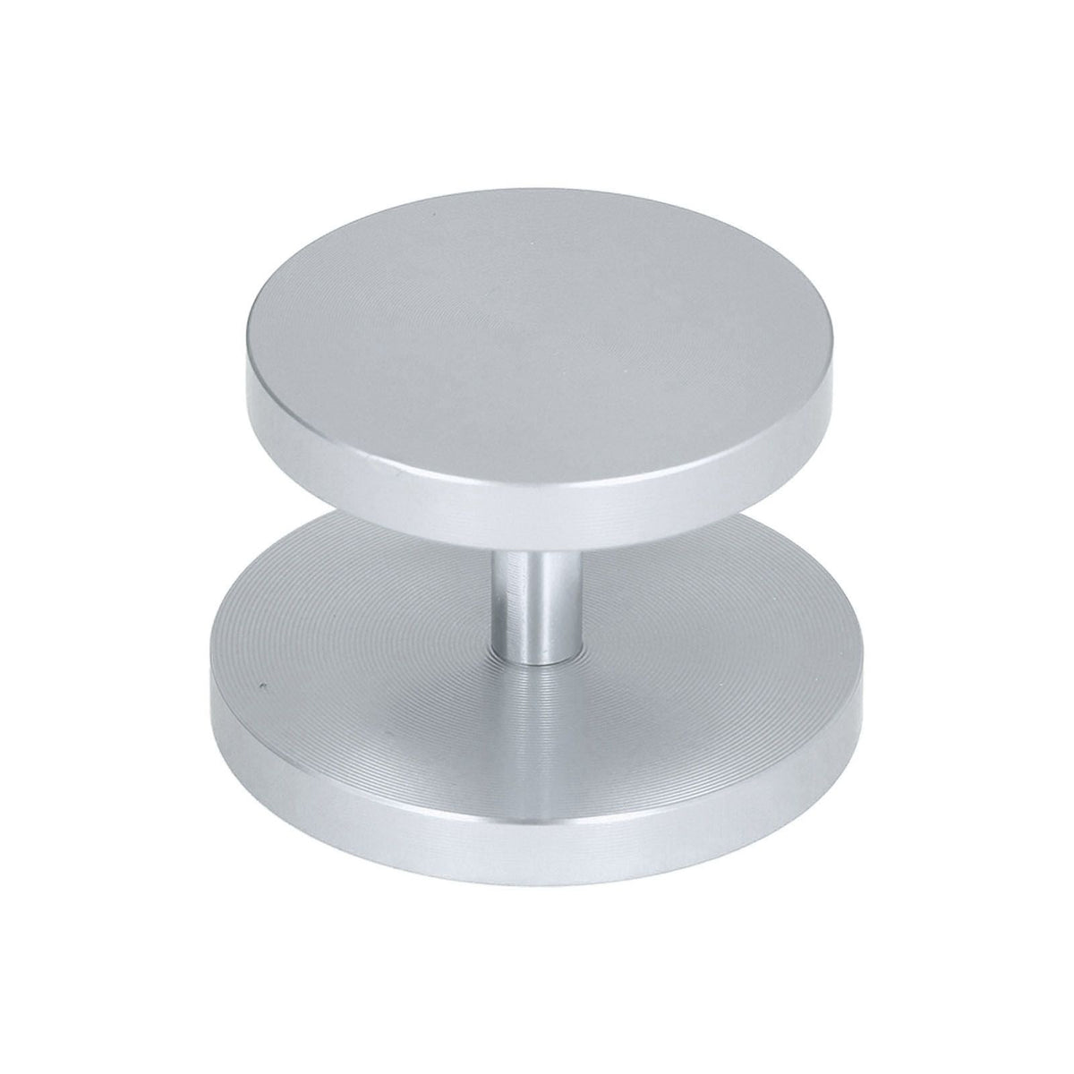 Double Head Coffee Powder Tamper Non Corrosive Aluminum Dual Sided Coffee Powder Hammer for Coffee Silver