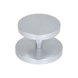Double Head Coffee Powder Tamper Non Corrosive Aluminum Dual Sided Coffee Powder Hammer for Coffee Silver
