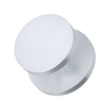 Double Head Coffee Powder Tamper Non Corrosive Aluminum Dual Sided Coffee Powder Hammer for Coffee Silver - Side View