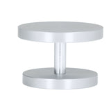 Double Head Coffee Powder Tamper Non Corrosive Aluminum Dual Sided Coffee Powder Hammer for Coffee Silver